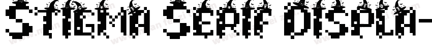 Stigma Serif Displa字体转换